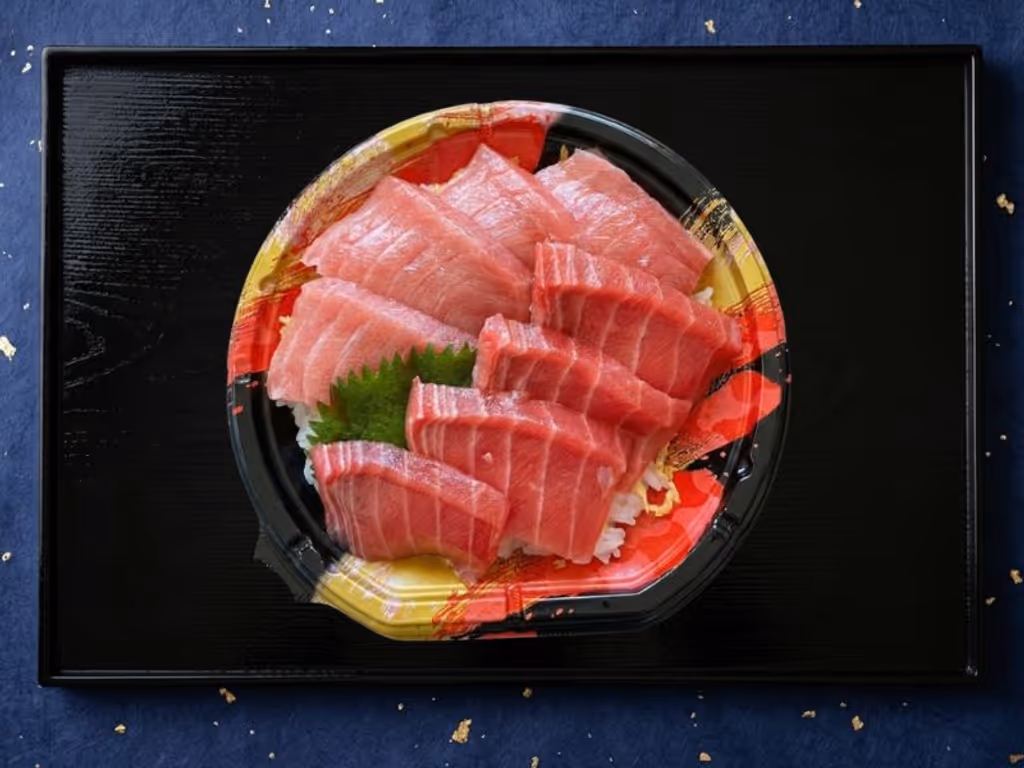 まぐろガッツリ丼 - 赤身・中トロ・大トロを豪快に盛り付けたマグロ尽くし丼