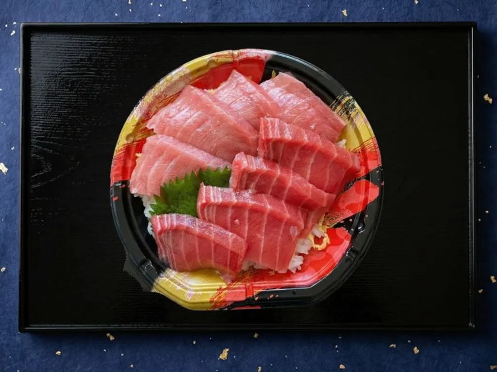 まぐろガッツリ丼 - 赤身・中トロ・大トロを豪快に盛り付けたマグロ尽くし丼