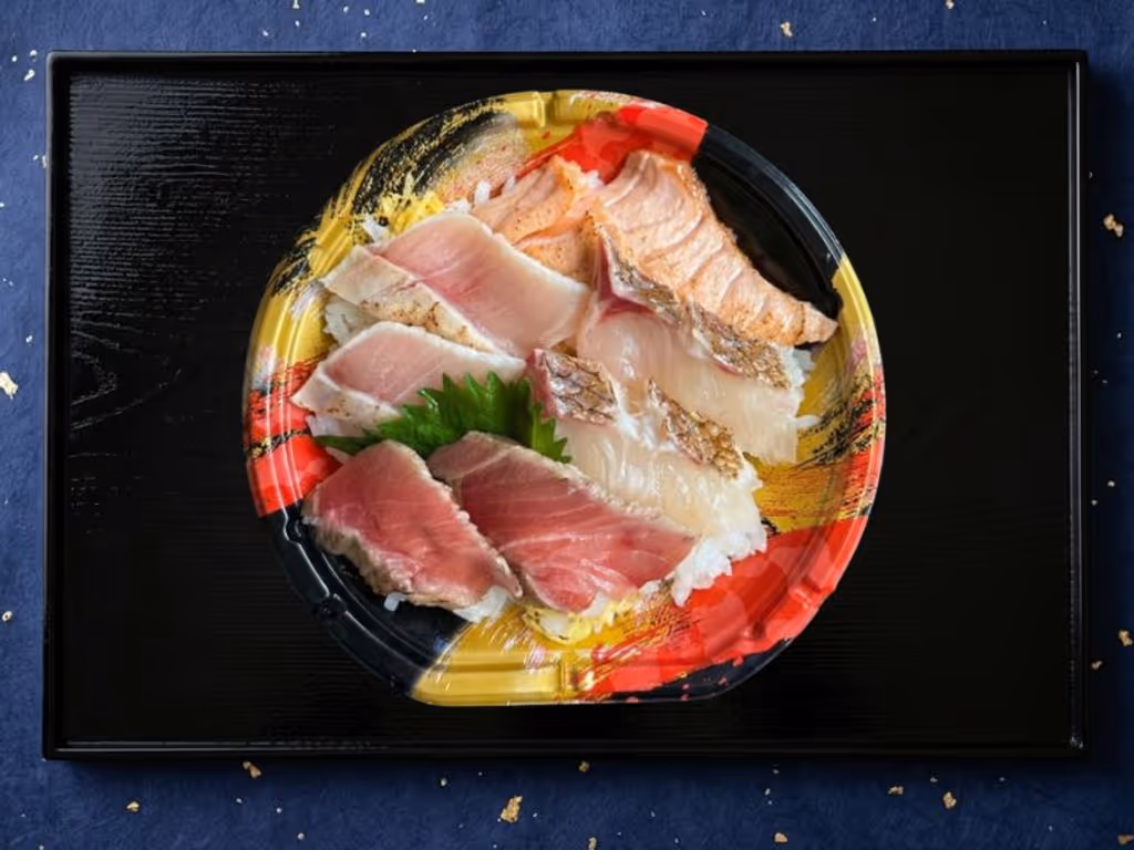 炙り丼 - 表面を香ばしく炙り魚の旨味を凝縮させた海鮮丼